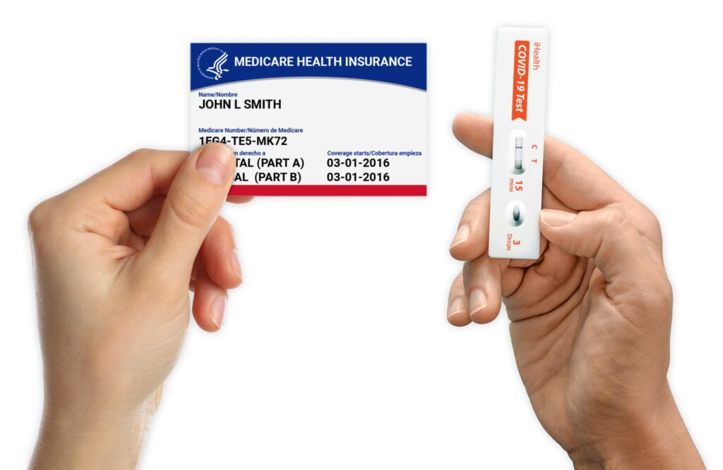 Medicare Card and Covid Test